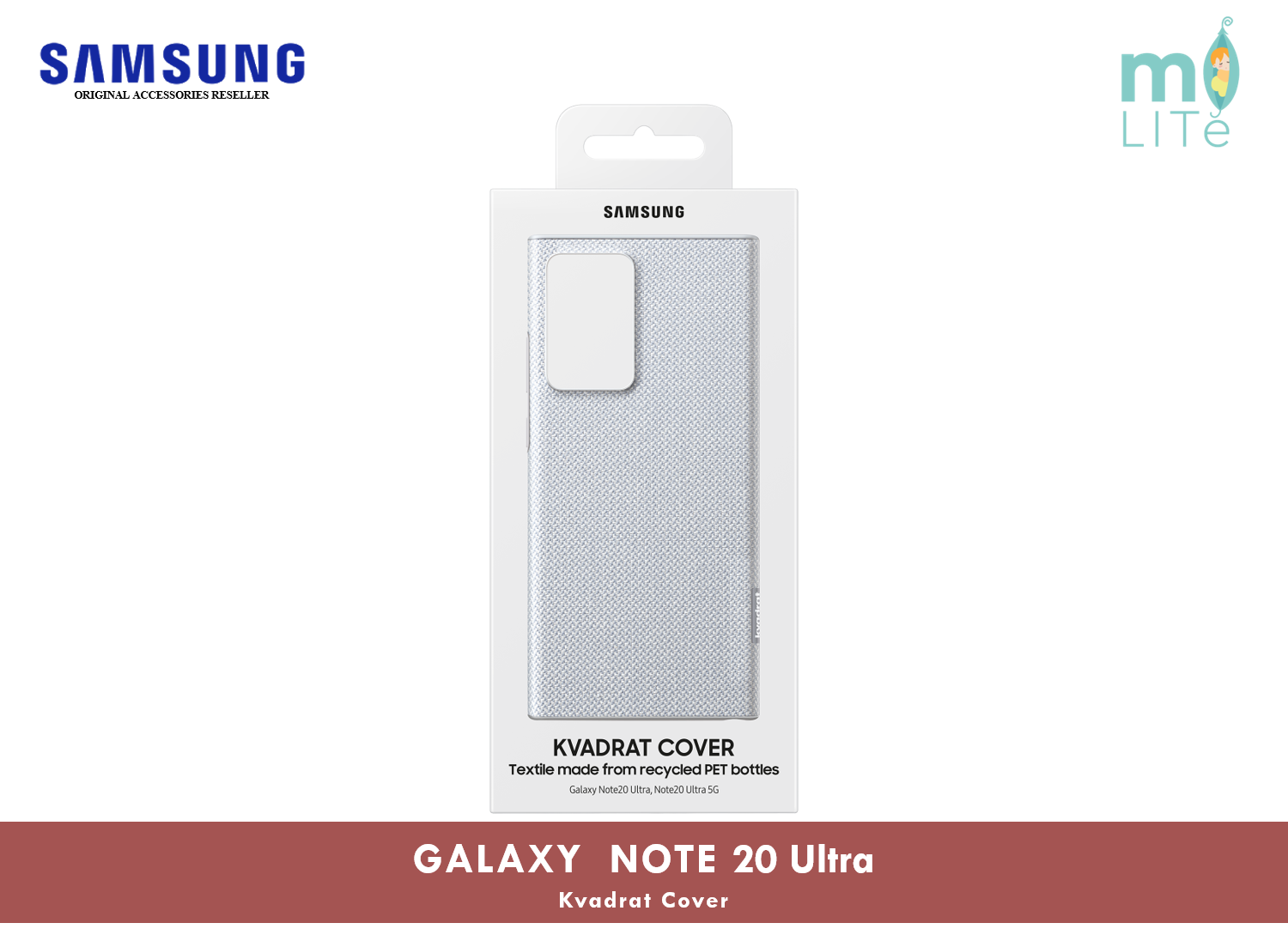 ORIGINAL] Samsung Galaxy Note 20 Ultra Kvadrat Cover Case [Gray