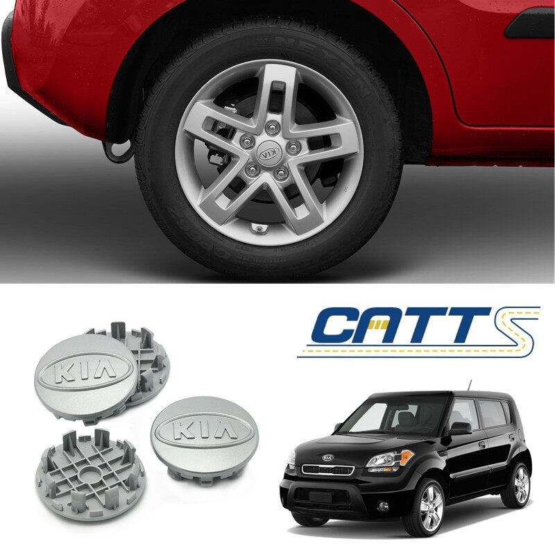 Trims Vehicle Parts & Accessories Lightning Black 14" Wheel Cover Hub Caps Set Ideal For Kia Picanto