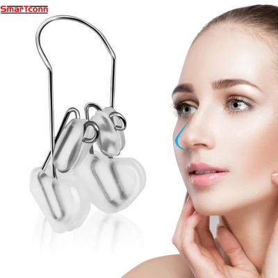 Smartconn Nose Shaper Lifter, Nose Shaper Clip, Nose Bridge Straightener Corrector, Beauty Nose Slimming Device Pain Free High Up Tool