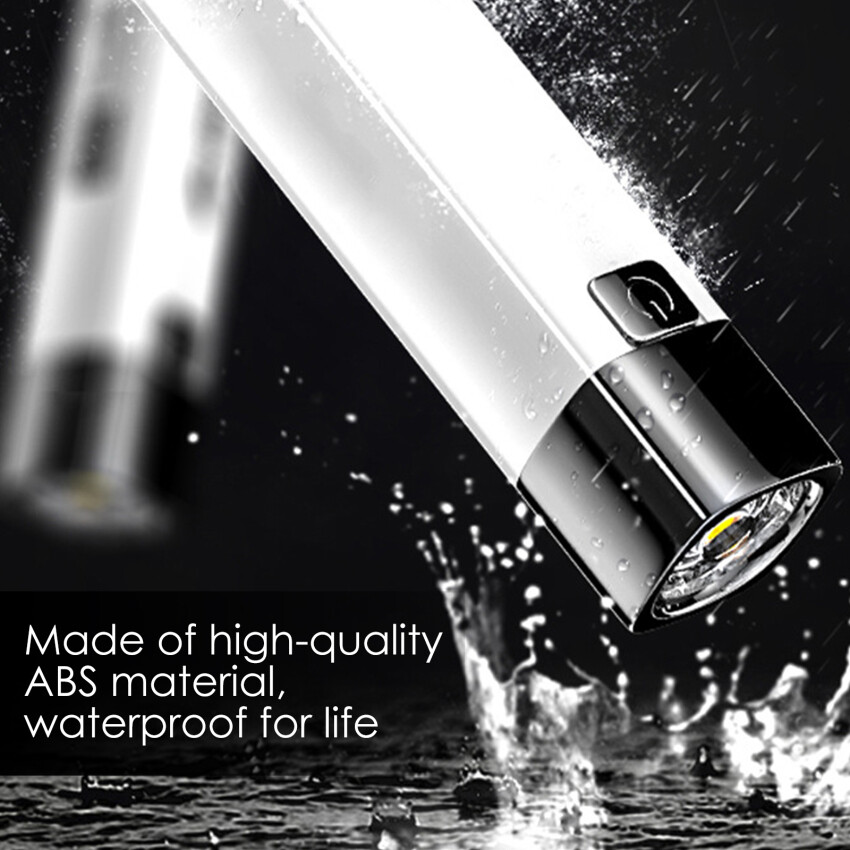 Portable Flashlight With USB Rechargeable Outdoor Small Flashlight