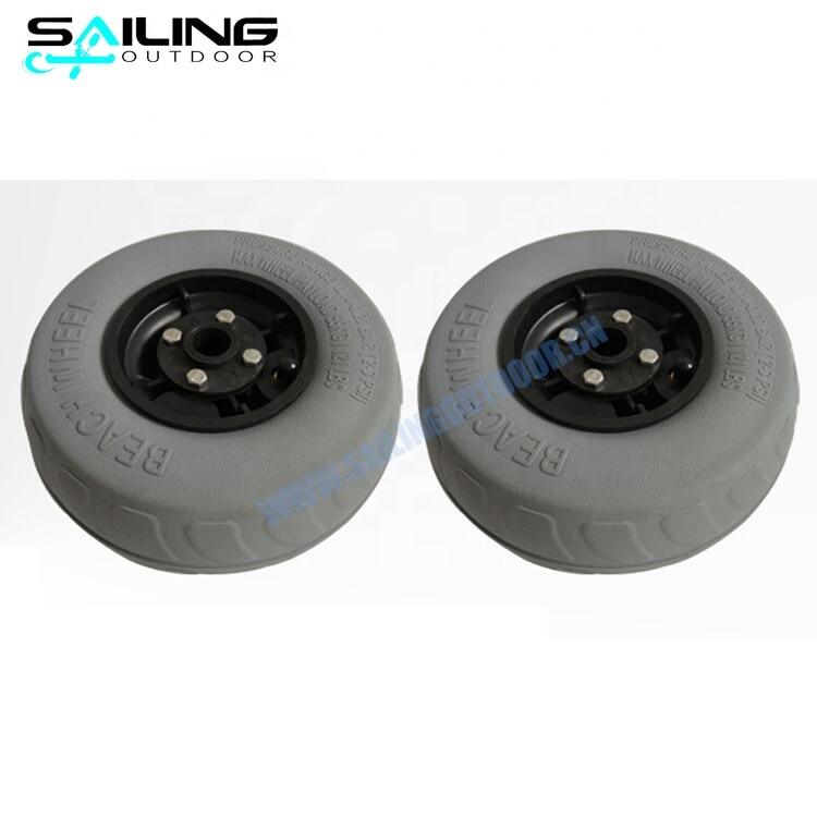Sailing Outdoor 9'' Inflatable Balloon Sand Wheels For Beach Cart Kayak