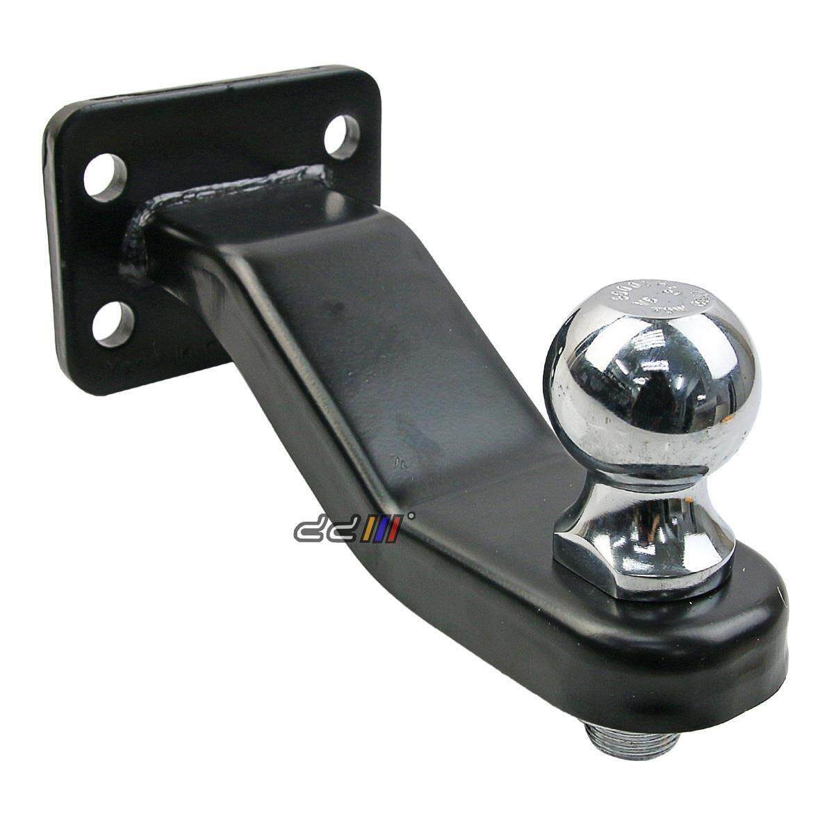 2 Ton 2" Ball Tow Bar Tongue Ball Plate Mount Hitch Towing 4WD Truck