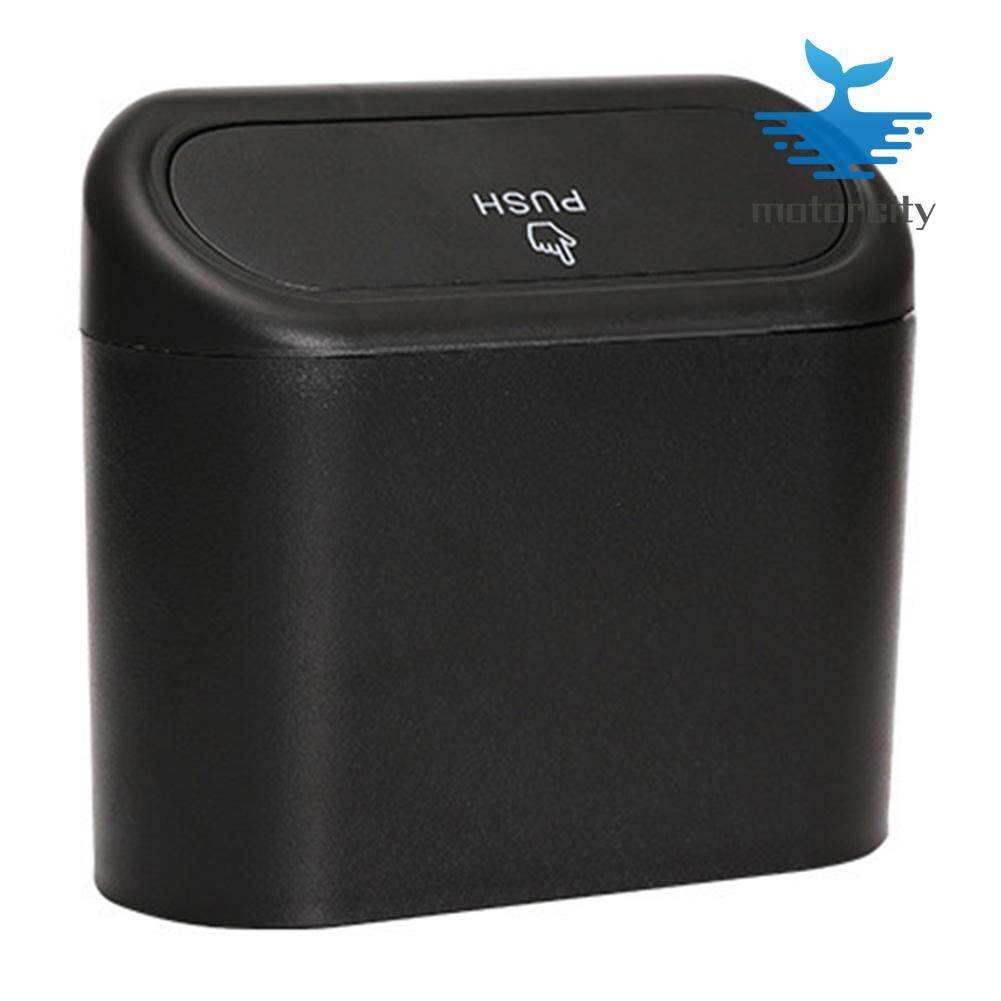 Car Trash Can Bin Hanging Vehicle Garbage Storage Box Auto Waste Organizer