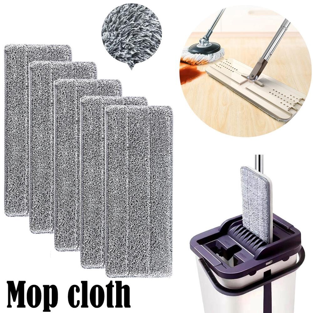 1Pcs Home cleaning Tool Mop cloth Practical Replacement Microfiber Washable Spray Mop Dust Household MopHead Cleaning Pad