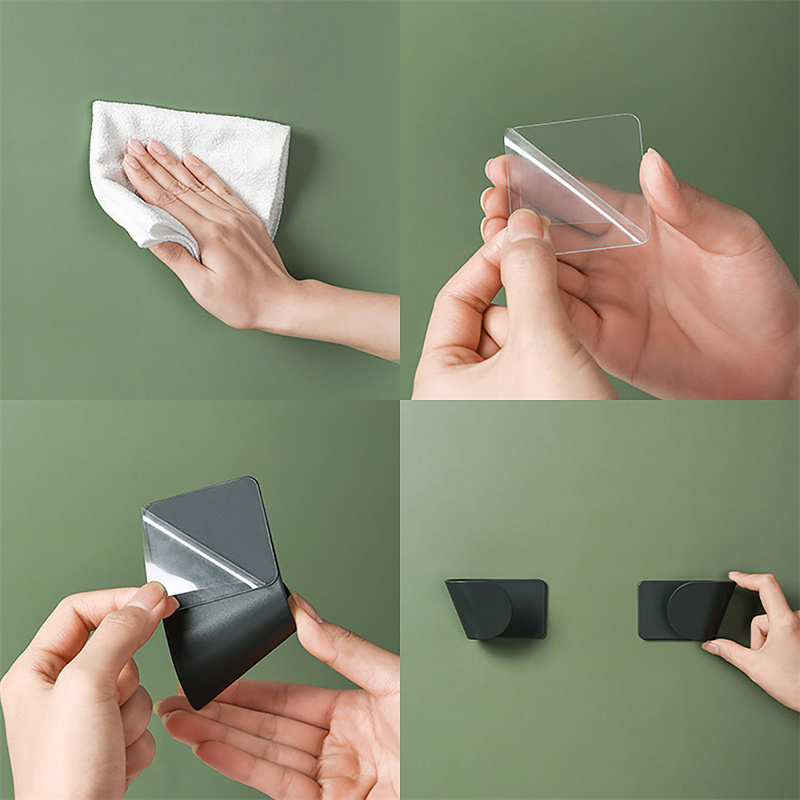 Cái/bộ 2 Cái Giữ Nắp Nồi Giá Treo Tường, Giá Để Nắp Nồi Chảo Giá Để Đồ Nhà Bếp Bằng Nhựa