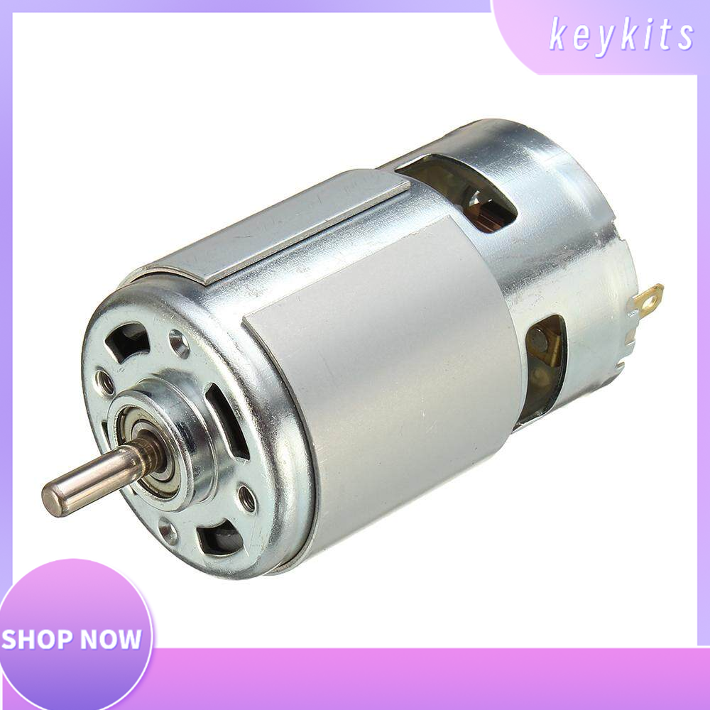 775 DC 12V-36V 3500-9000RPM Motor Ball Bearing Large Torque High Power Low Noise DC Motor Accessories Electrical Supply