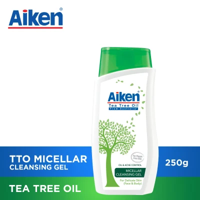 AIKEN Tea Tree Oil Micellar Cleansing Gel 250g [HALAL BEAUTY]