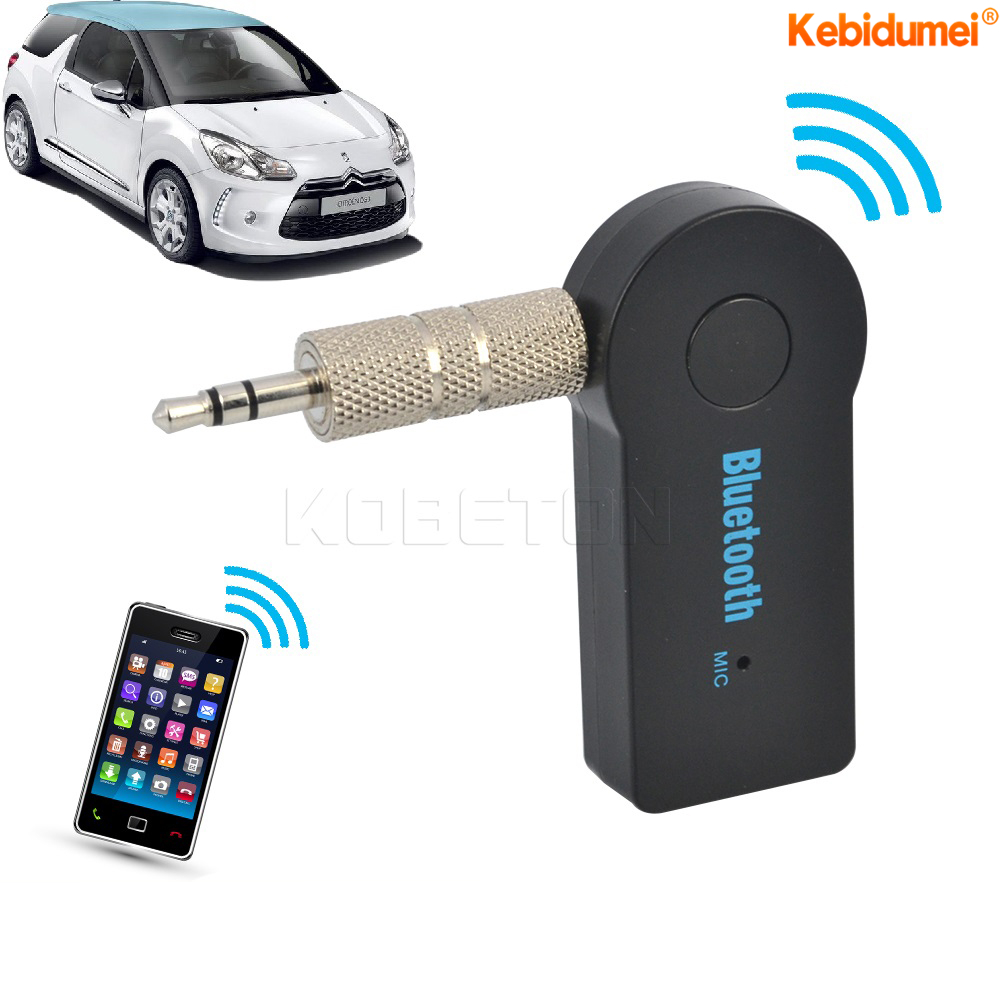 Kebidumei Wireless Bluetooth Receiver Speaker Headphone Adapter 3.5mm Audio Stereo Music Receiver Handsfree Bluetooth Receiver