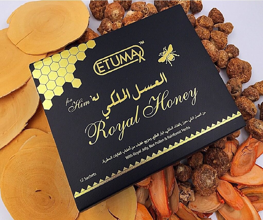 ROYAL HONEY FOR HIM by ETUMAX (Men Stamina Booster) 12 sachets (20g
