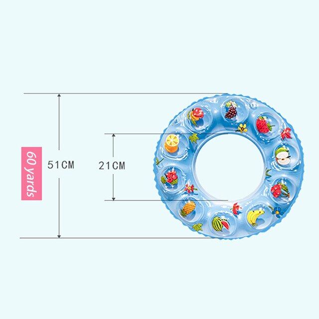 Children's Inflatable Swimming Ring Pool Floaties Inflatable Pool Water Inflatable Pool Floaties For Child