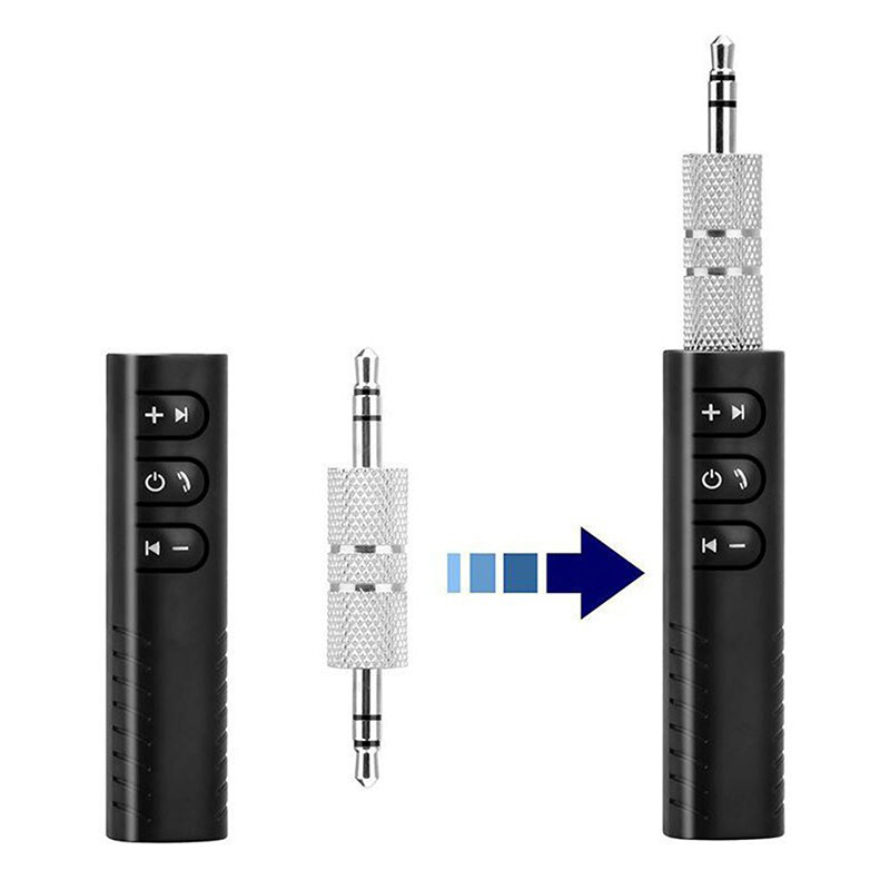 💥KHEI💥 Wireless Bluetooth 5.0 Receiver Adapter 3.5mm Jack For Car Music Audio Aux