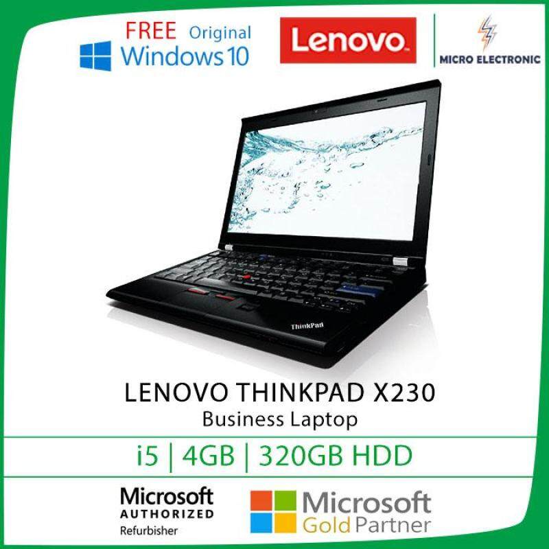 Lenovo Thinkpad X230 Business Laptop 12.5 HD Intel Core I5 4GB 320GB HDD Windows 10 Refurbished PC Computer Digital Electronics Malaysia