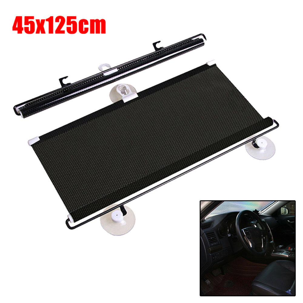 1*Universal Retractable Car Windshield Sun Shade Curtain/Anti-UV Block Sun Visor
