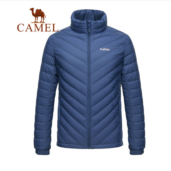 Camel men's winter down jacket lightweight winter coat
