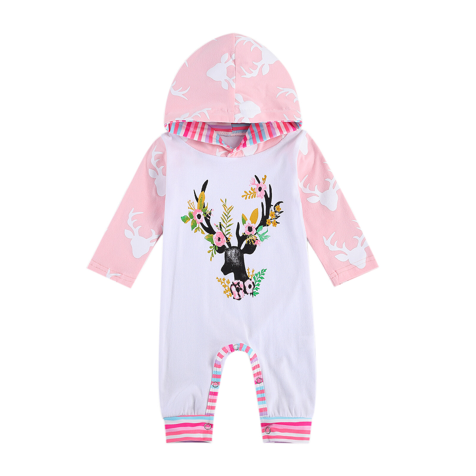 baby girl hooded jumpsuit