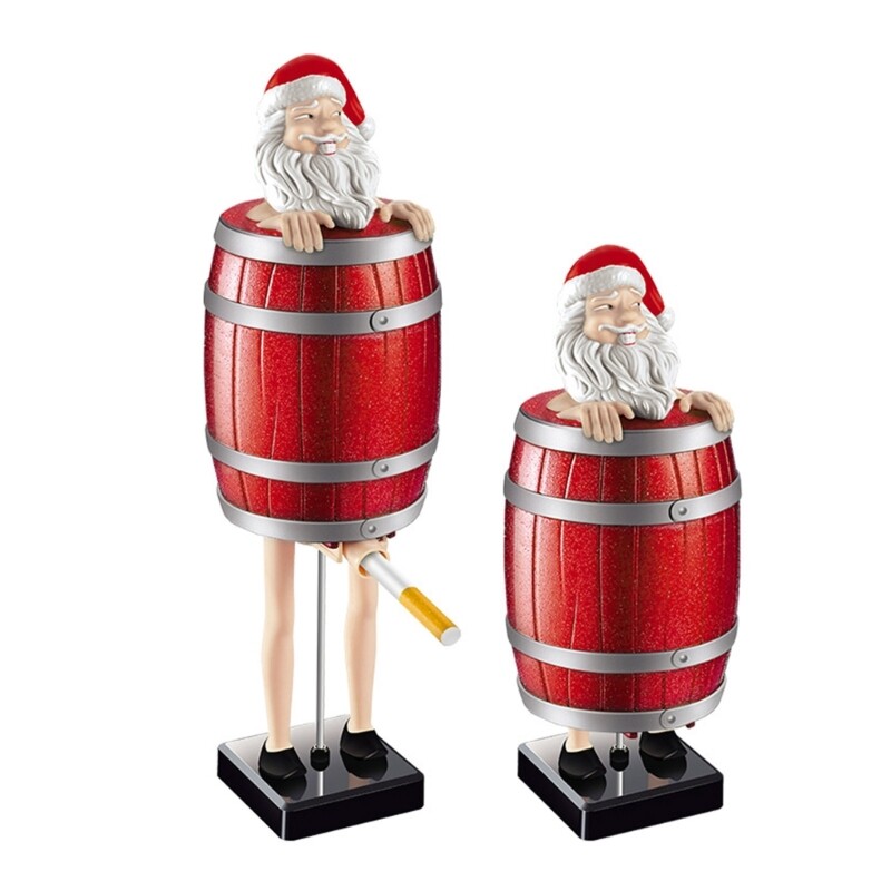 Santa Cigarettes Dispenser Cigarettes Storage for Case Spoofed Cigarettes Holder Automatic Ejection Cigarettes Holder