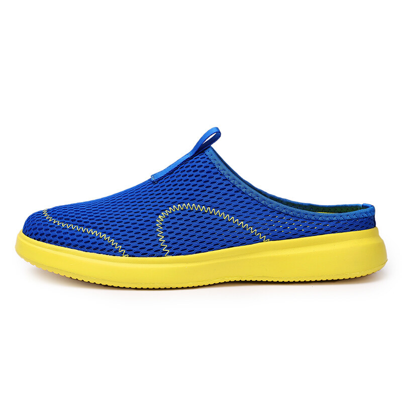 2020 New Summer Outdoor Semi-slippers Men's Non-slip Sandals Trend Fashion Wear No Heels Lazy Sandals and Slippers