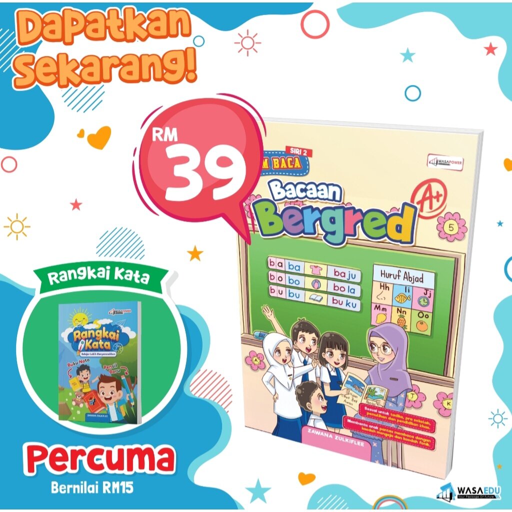 Wasapower - Bacaan Bergred Prasekolah/ Tadika | Buku Bacaan Bergred ...