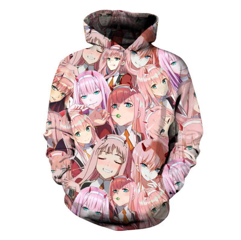 Anime Darling In The Franxx Zero Two 3d Printed Hoodie Lazada Ph