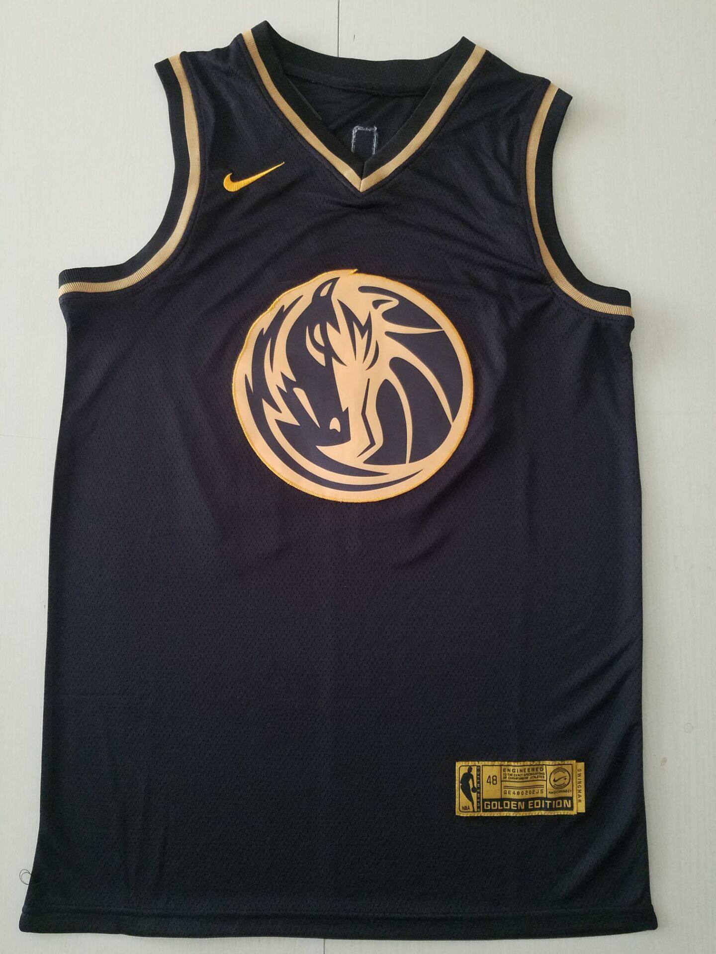 mavericks black and gold jersey