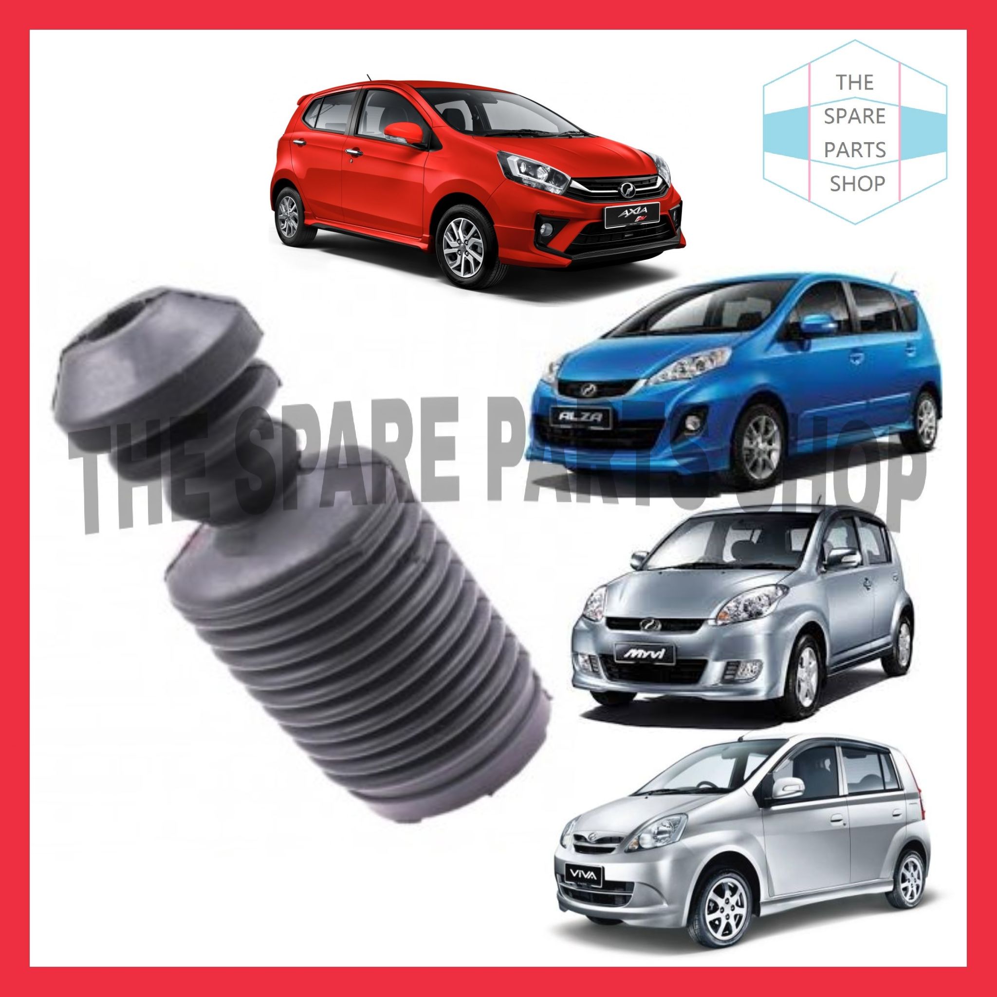Myvi Alza Viva Axia Absorber Dust Cover Bumper Front Ashimori Lazada