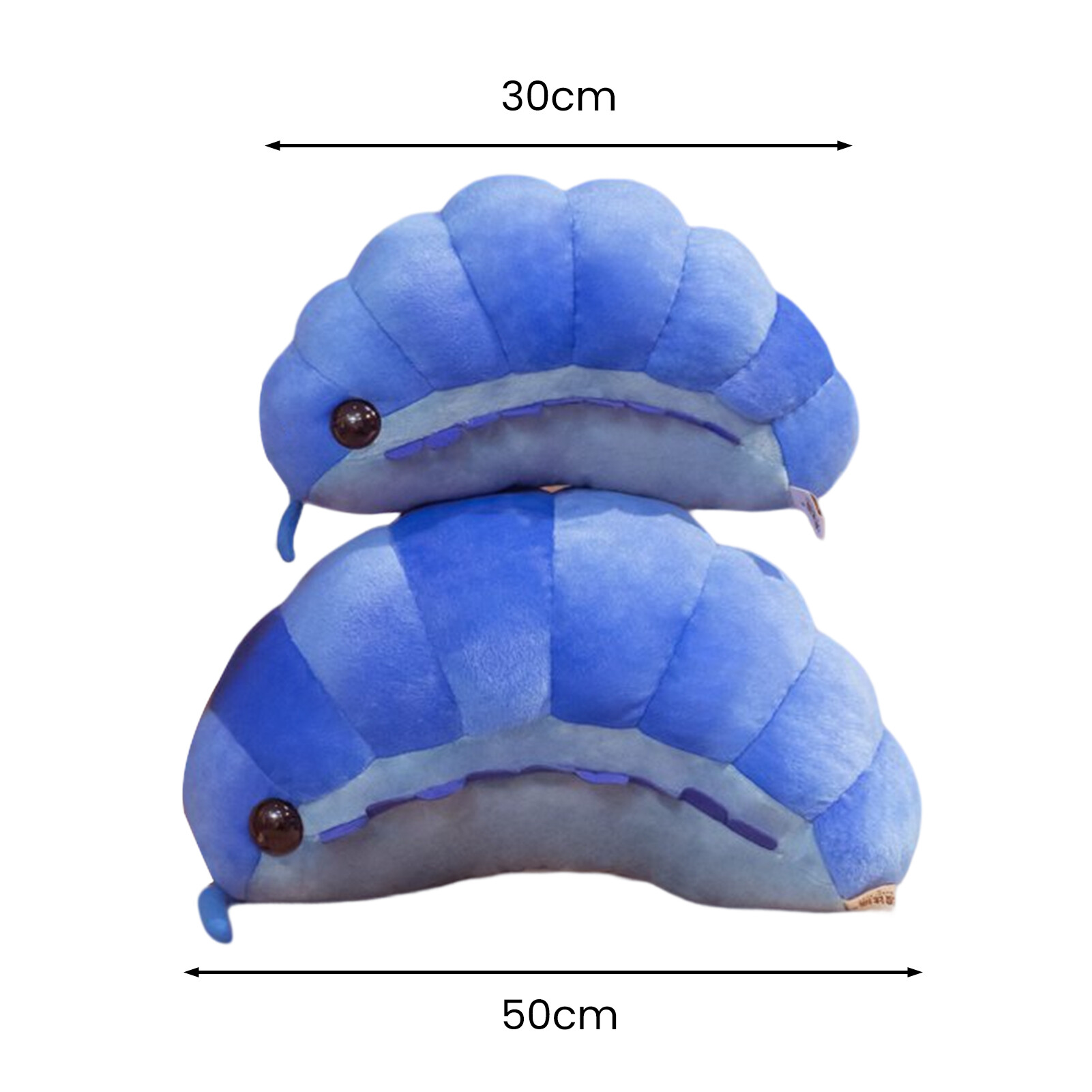 Creative Cute Doll Pillow Super Soft Comfortable PP Cotton Simulation Caterpillar Plush Stuffed Toy Birthday Gifts
