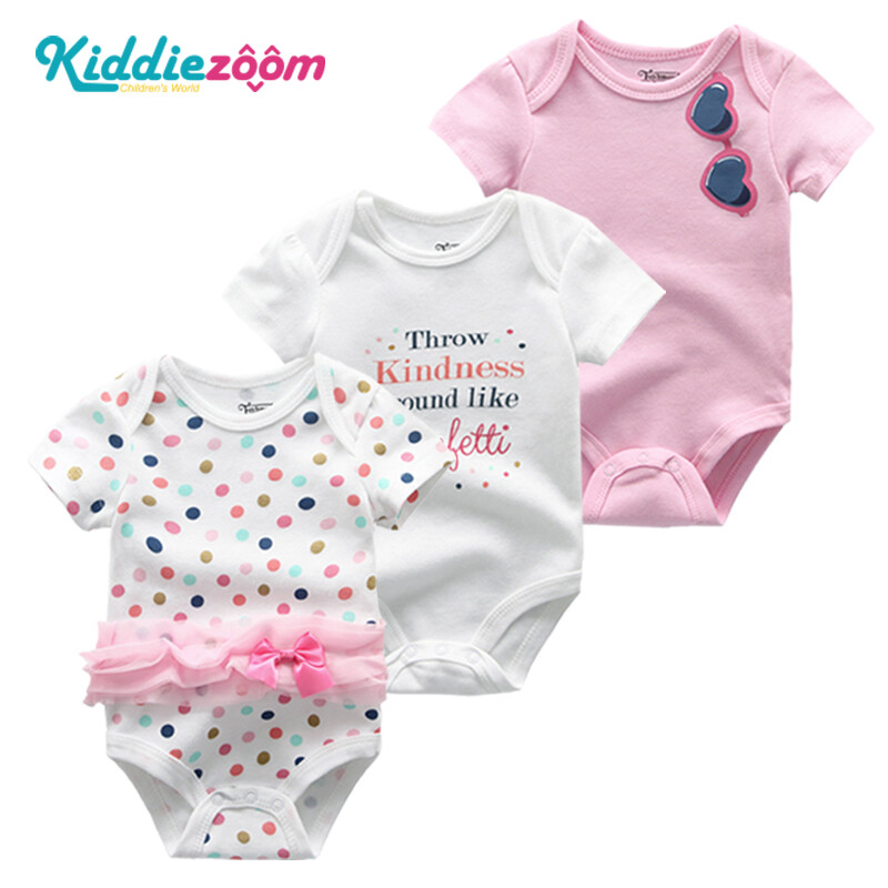 Kiddiezoom 3PCS baby romper fashion clothes