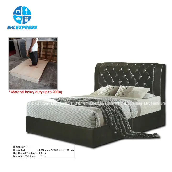 Ehl Express Hot Sale Bedroom Divan Divan Bed Katil Divan Bedroom Furniture Home Furniture Perabot Bilik