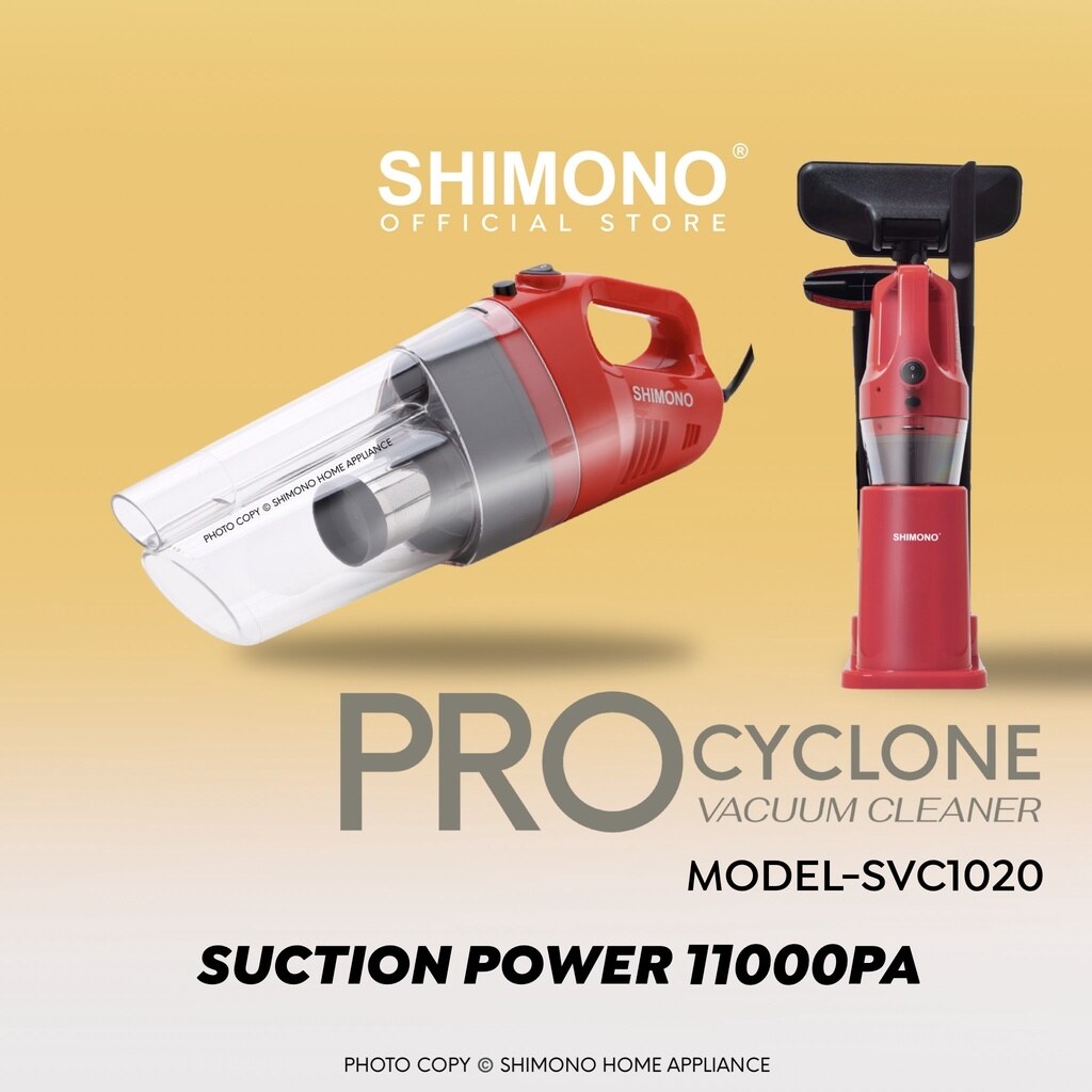 Vacuum cleaner℡ SHIMONO SVC12 High Power Cyclone Handy Lightweight