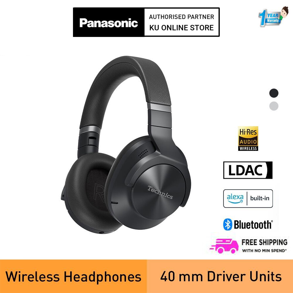 PANASONIC TECHNICS EAH-A800E WIRELESS HEADPHONES WITH NOISE CANCELLING ...