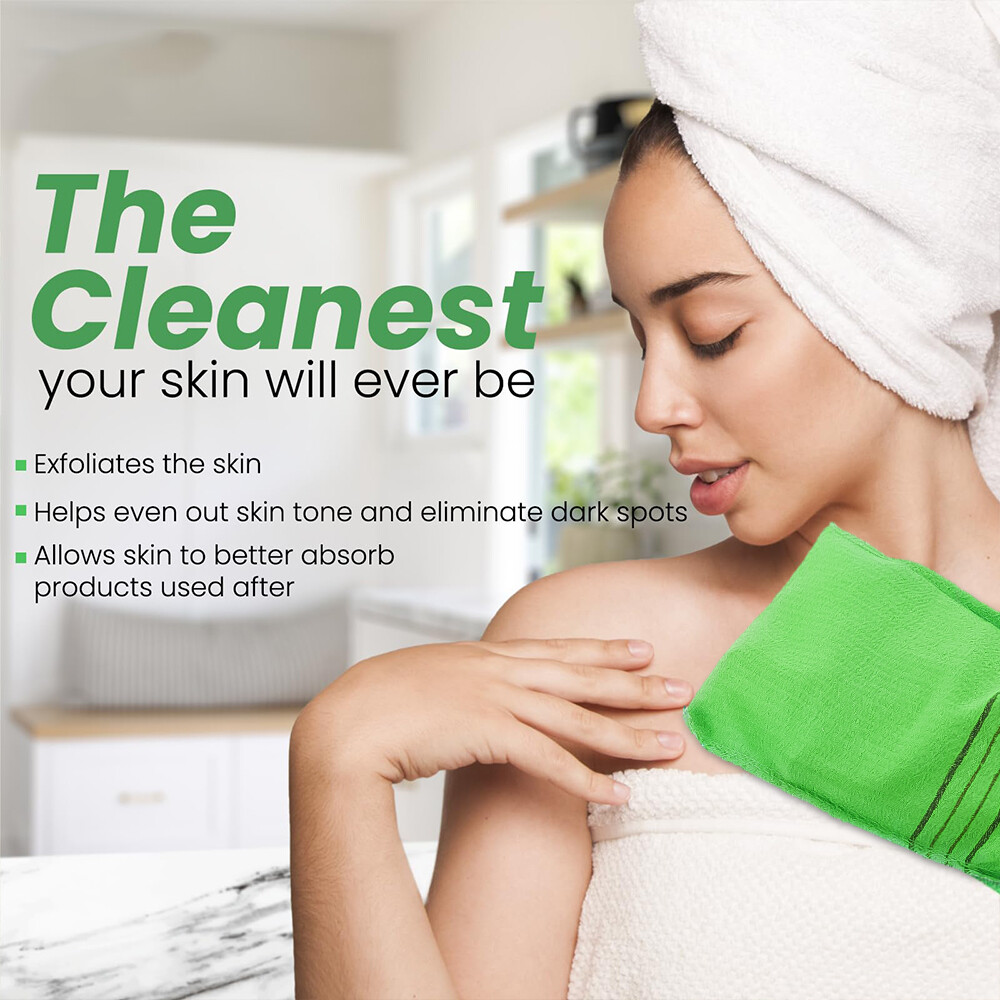 Bathing Gloves Single Layer Rubbing Dead Skin Exfoliating Bathing Gloves Bathing Applicator Towel