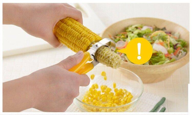 Home Kitchen Gadgets Fruit Vegetable Tools Kitchen Gadge Corn Peeling Artifact Kitchen Stripper Cutter Peeler Vegetable Cutter
