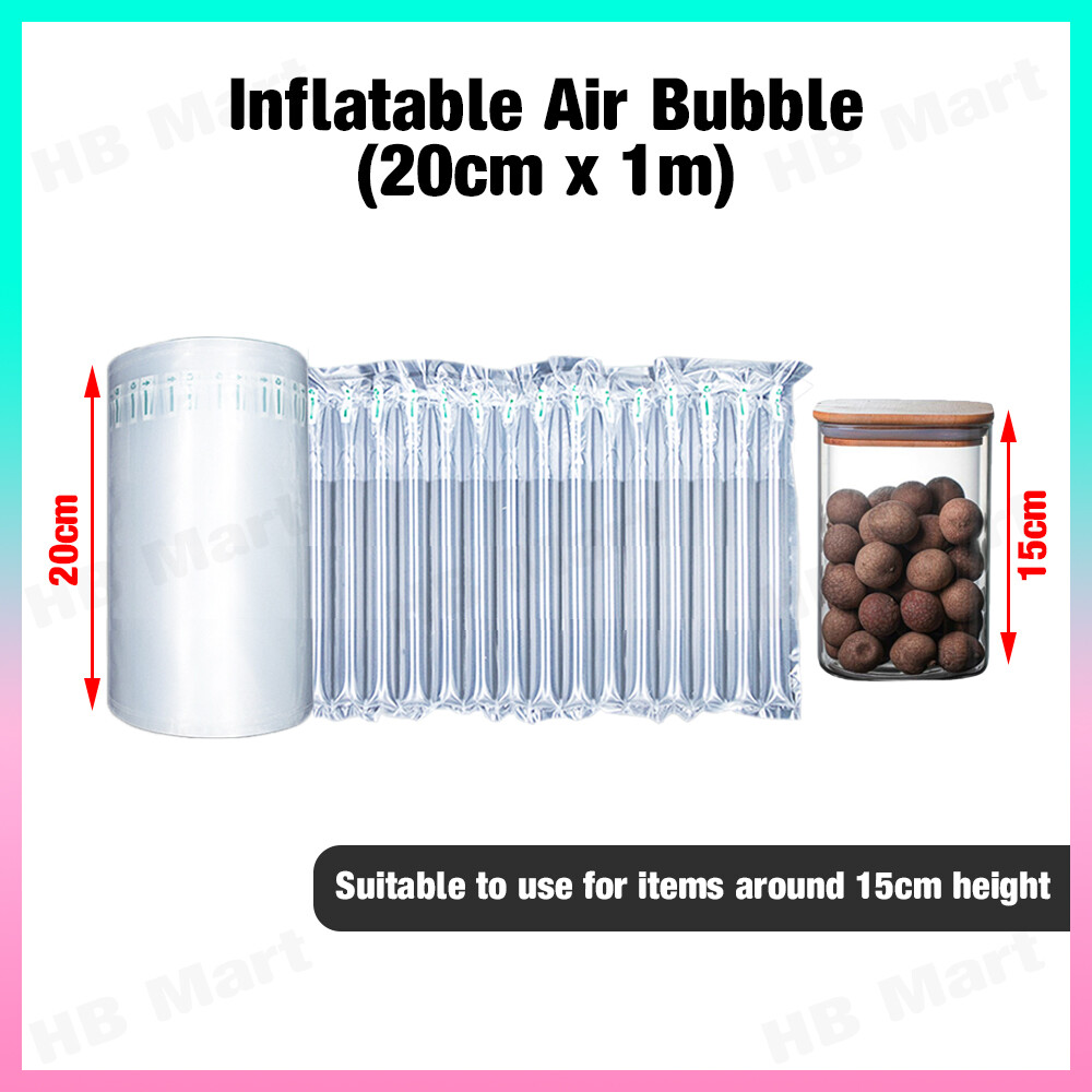 INFLATABLE AIR BUBBLE WRAP (1M) AB01 Lazada