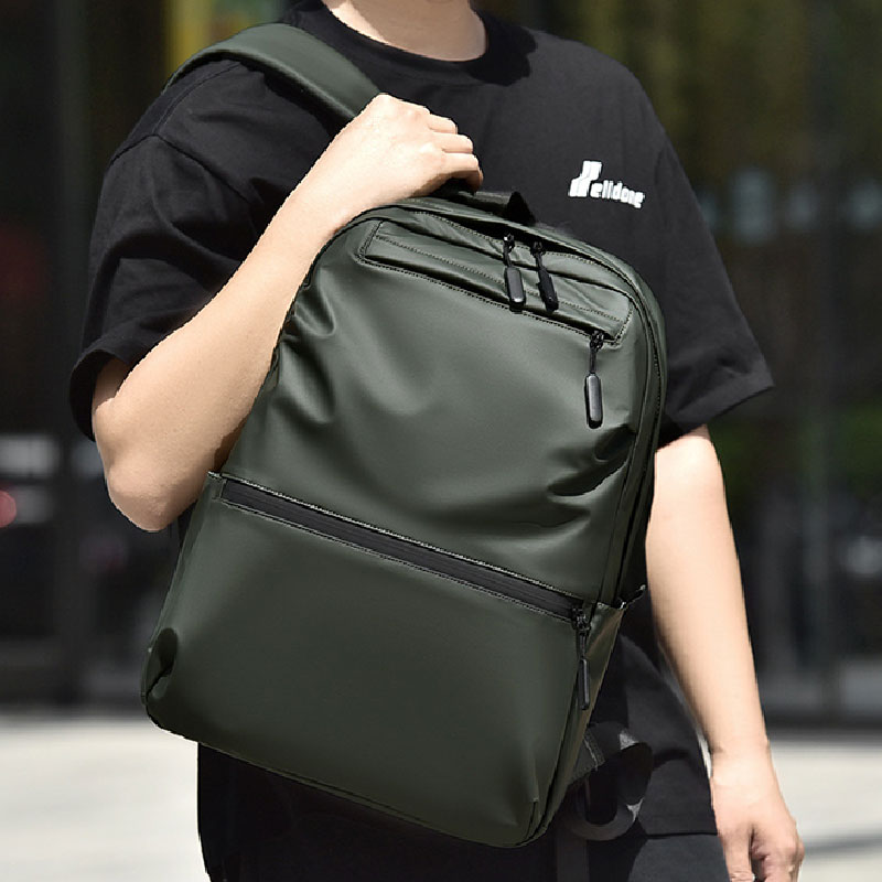 Johnn Men's Backpack Computer Bag Fashion Korean Style Nylon Backpack Simple Large Capacity
