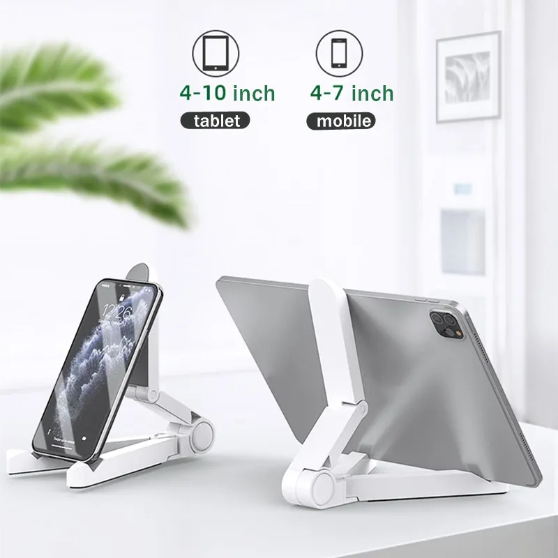 Phổ có thể gập lại giá đỡ máy tính bảng chủ hỗ trợ cho điện thoại di động iPad Mini xách tay giá để điện thoại có thể điều chỉnh chân đế sạc để bàn