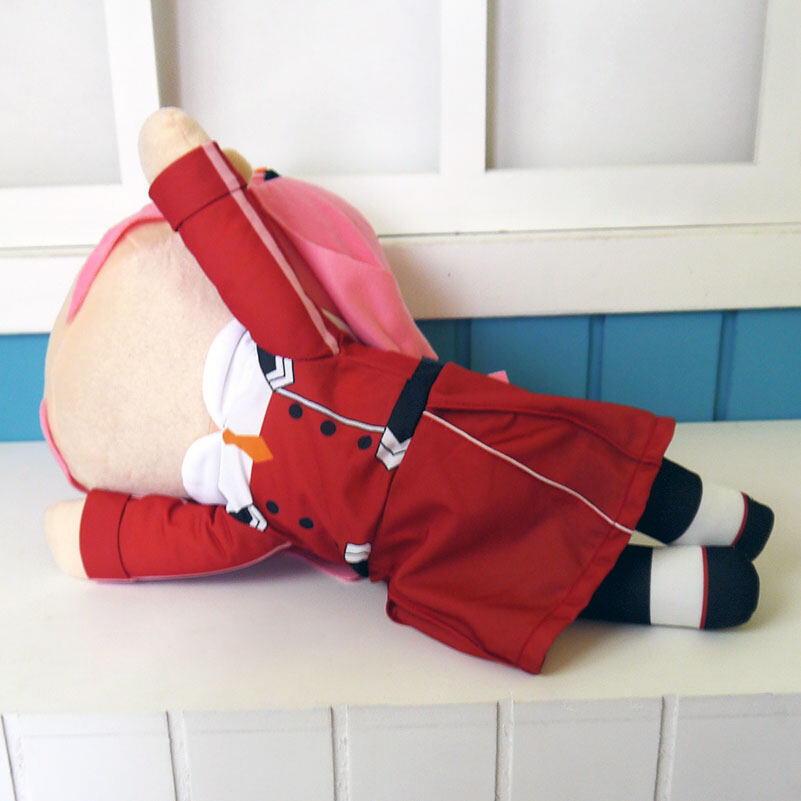 zero two plushie that says darling