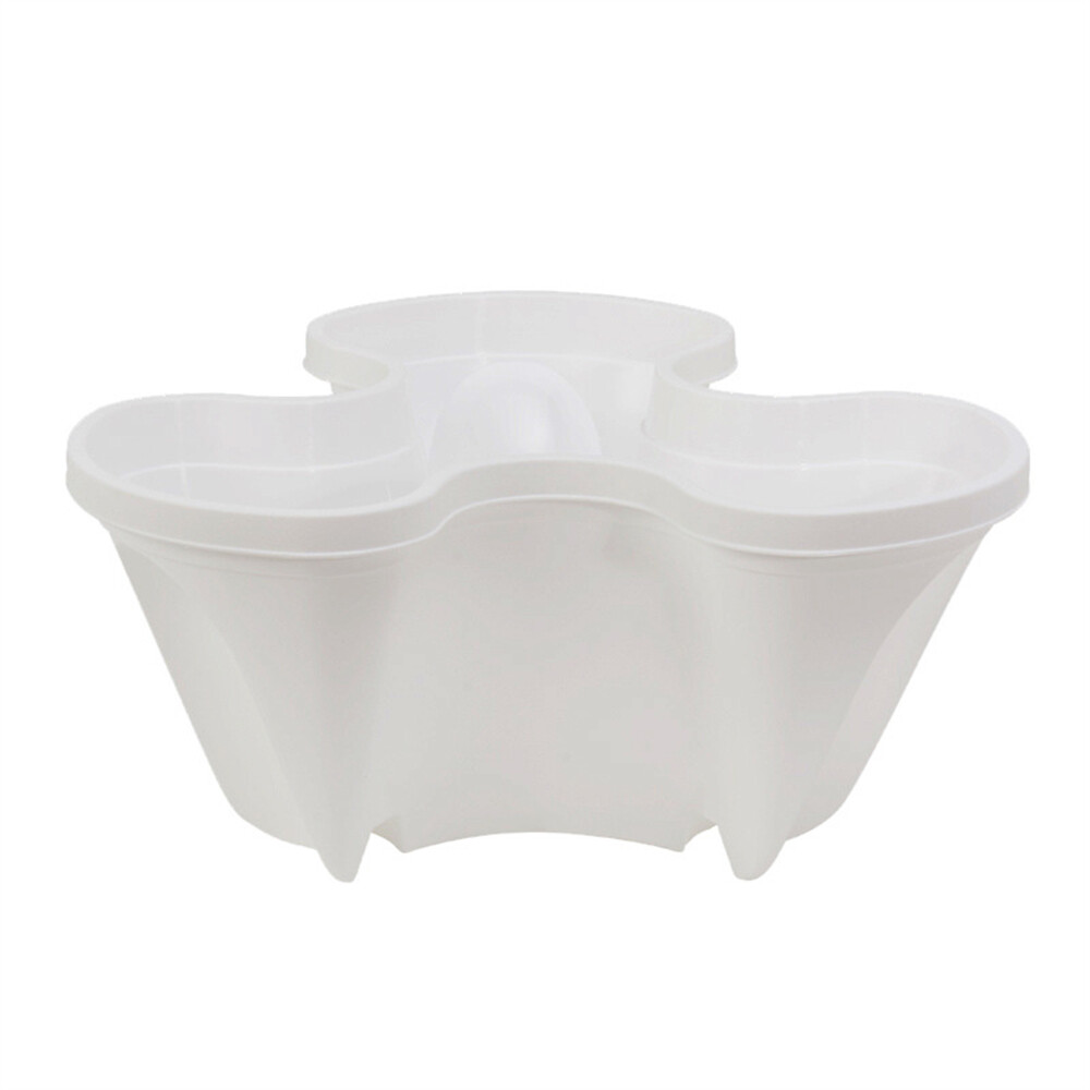 FLEWWER Chậu Hoa Nhựa Tự Làm Xếp Chồng Lên Nhau Hoa Lập Thể Chậu Hoa Cho Phụ Kiện Khu Vườn Trồng Rau Dâu Tây Chậu Trồng Cây Chậu Trồng Cây Tháp Nhựa Có Khay Chậu Vườn