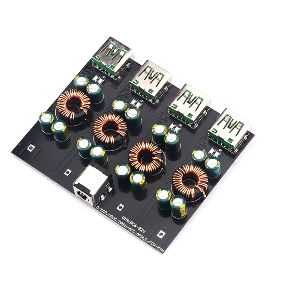 【Ready Stock】Sw3518s DC6V-32v Fast Charging Power Step-down Module 2-way Module USB Pd3.0 (PPS) Mobile Phone Fast Charging Board