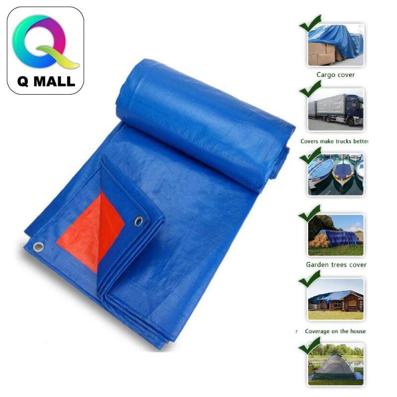 JMALL 10 X 12 Waterproof Ready Made Tarpaulin Sheet Canvas
