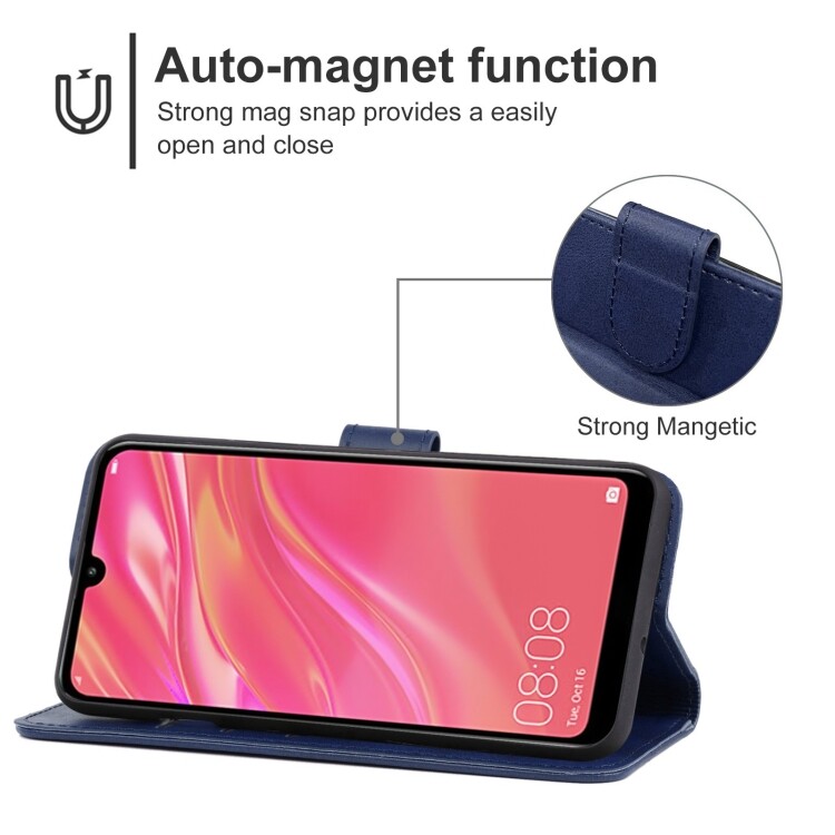 HAWEEL For Huawei Y7 2019 Leather Phone Case