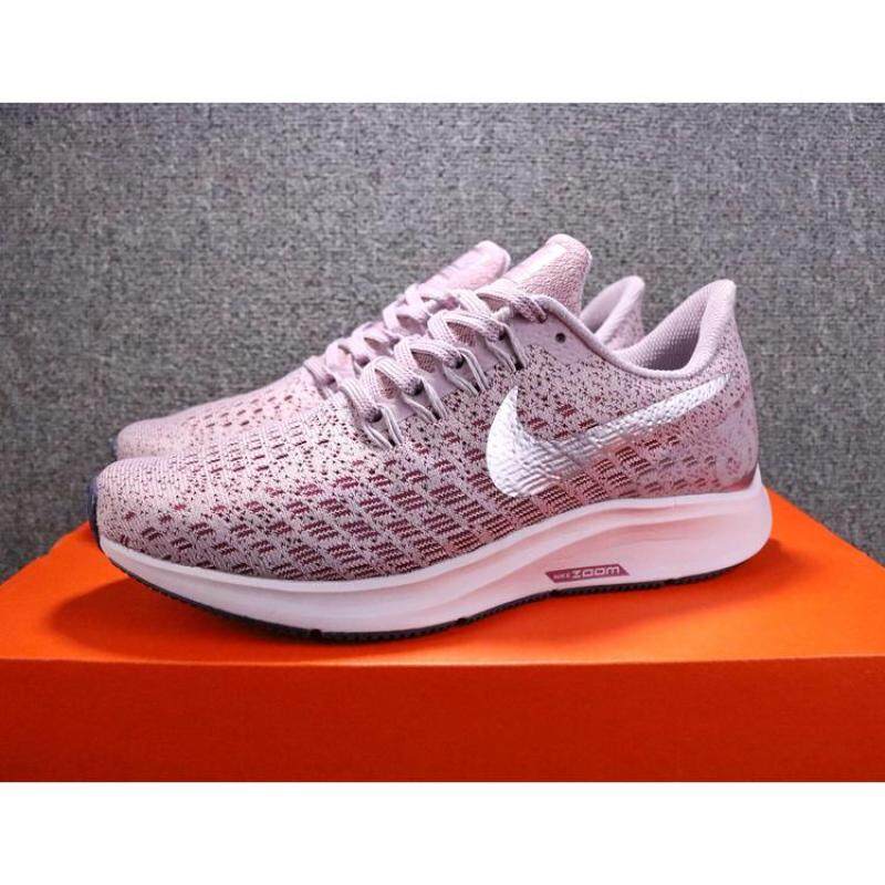 Nike_ Air_ Zoom Structure 35 Women's Running Shoes Purple Breathable