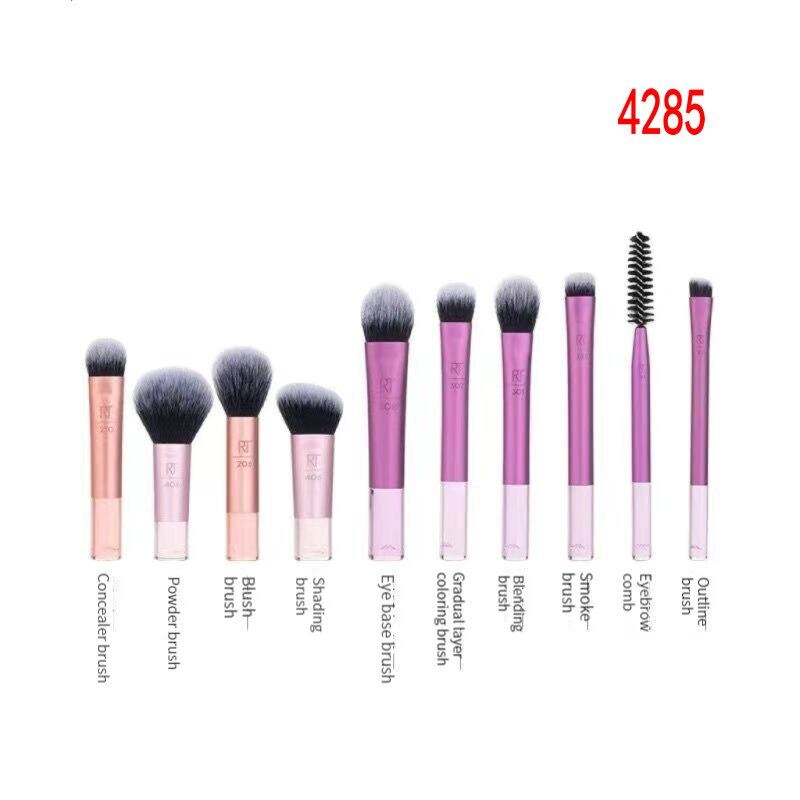 RT Makeup Brush Blush Brush Foundation Brush Highlight Brush Professional Makeup Kit Makeup Set Box Makeup Brush Set Beauty Tool