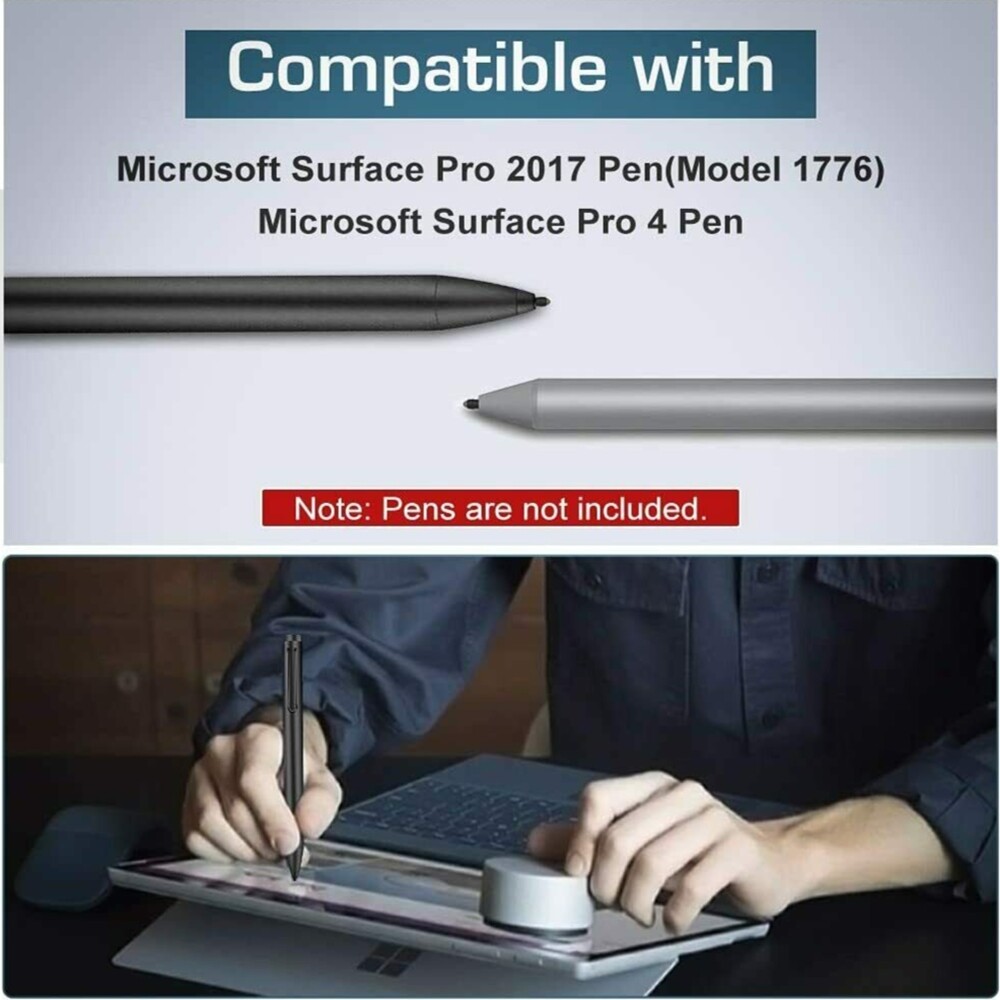 3PCS HB Refill Durable Pen Nib With High Sensitivity For Surface Pro4/5/6/7 for Surface Pro Fine for Surface Pen Tips Replace