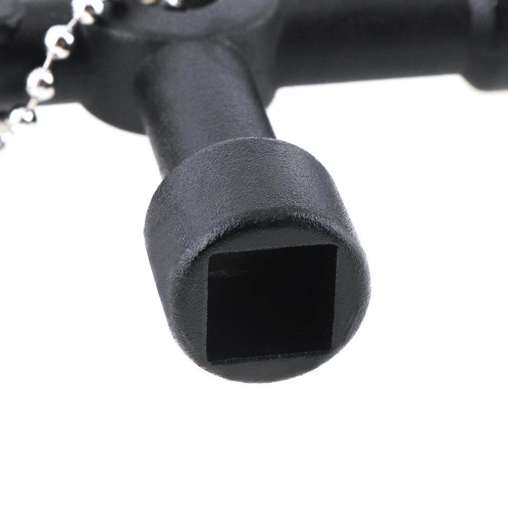 ChgImposs Multi-function 4 In 1 Key Wrench Cross Triangle Plumber for Cabinet Train Elevator