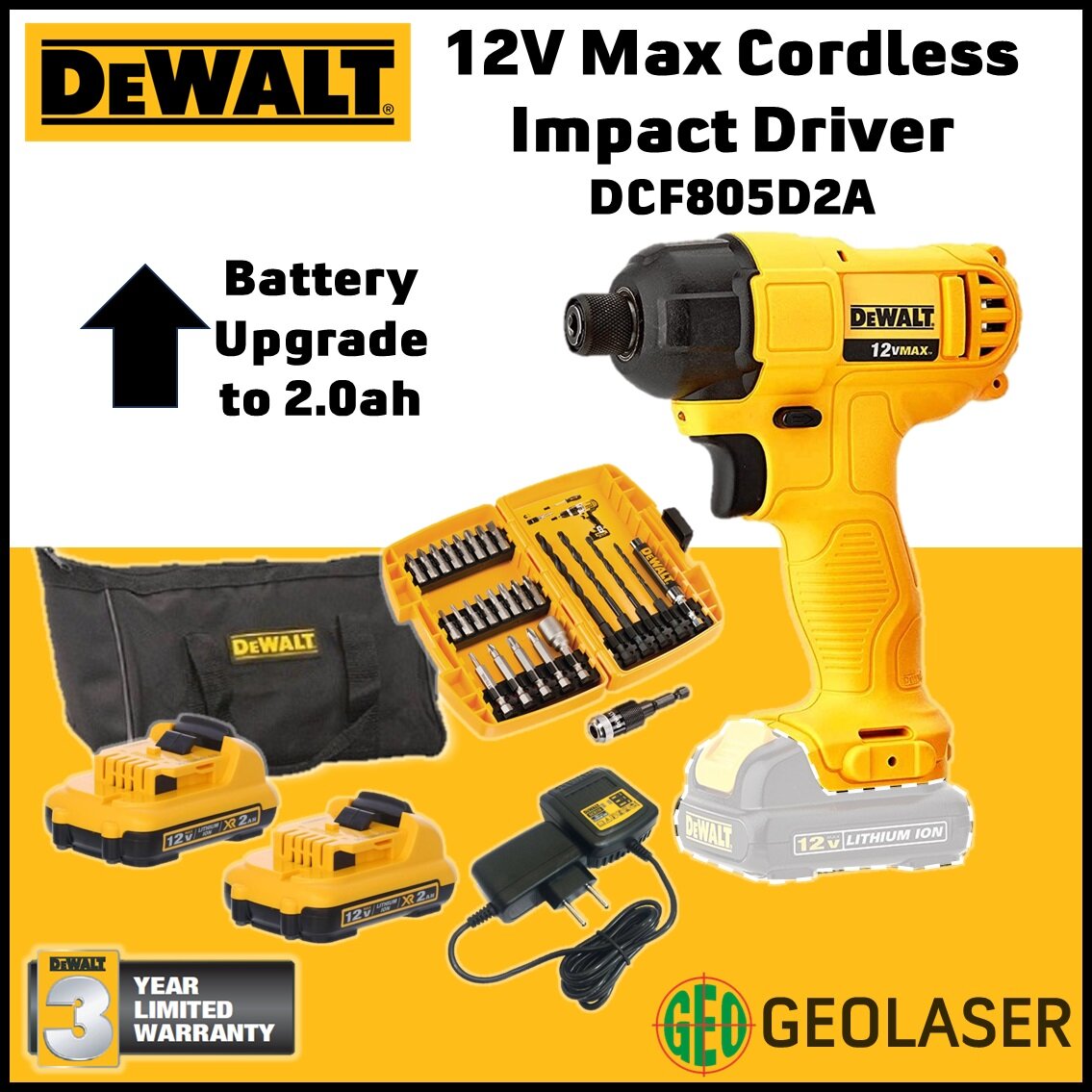 DEWALT DCF805C2A 1/4
