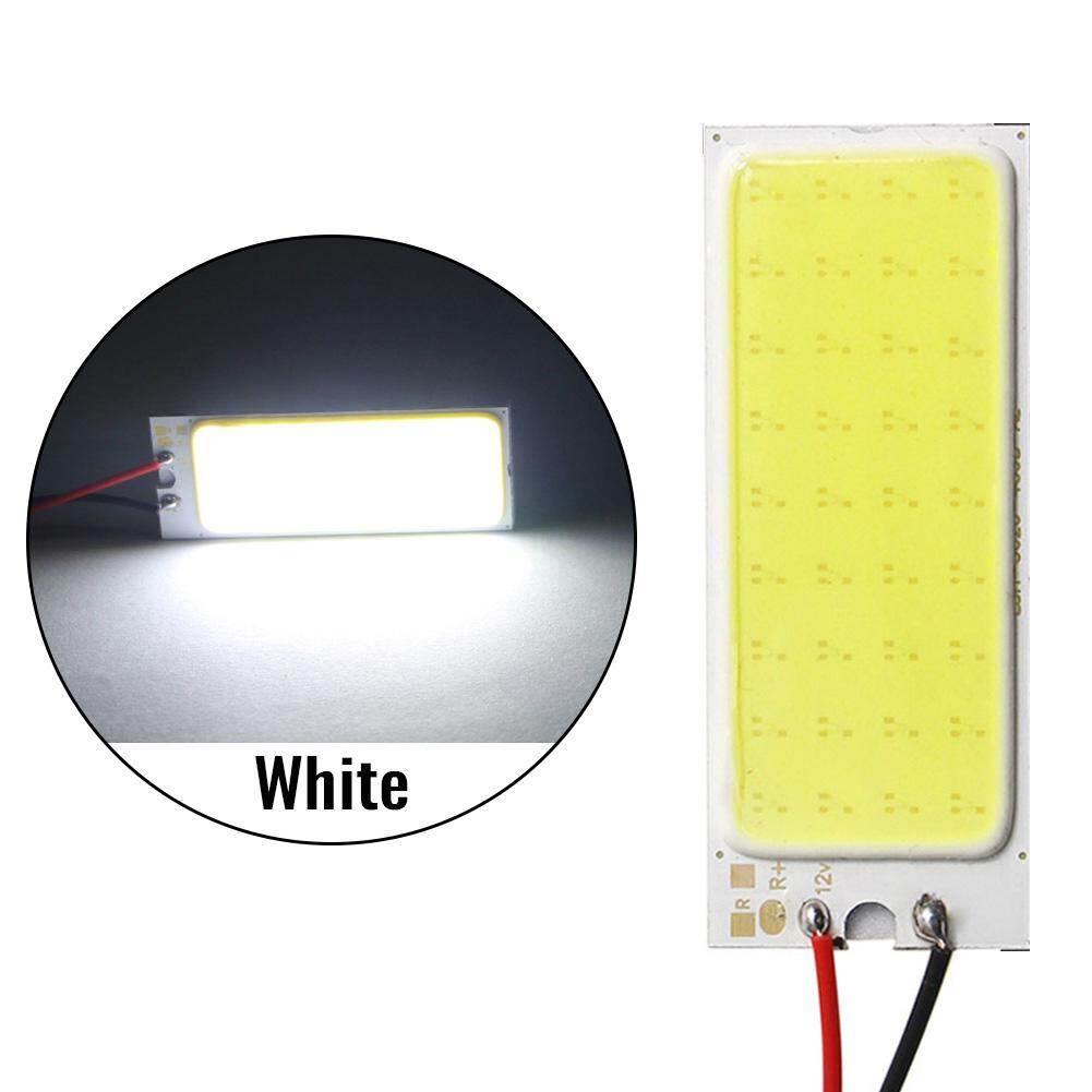 Racingcar 12V 36SMD COB Led Panel Car Auto Interior Reading Lamp Bulb Light Dome With T10 Adapter Festoon Base