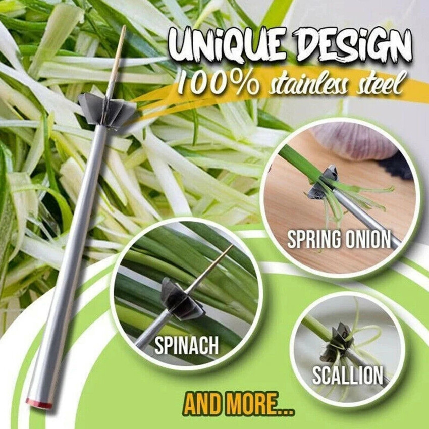 Dụng Cụ Cắt Hành Bằng Thép Không Gỉ Đa Năng Dụng Cụ Cắt Mận Dụng Cụ Băm Nhỏ Nhà Bếp