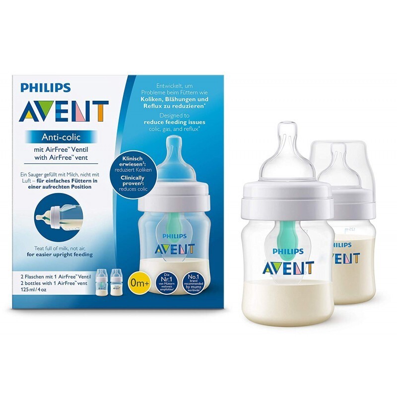 Philips Avent Anti Colic Bottle With Airfree Vent 4oz 125ml Lazada