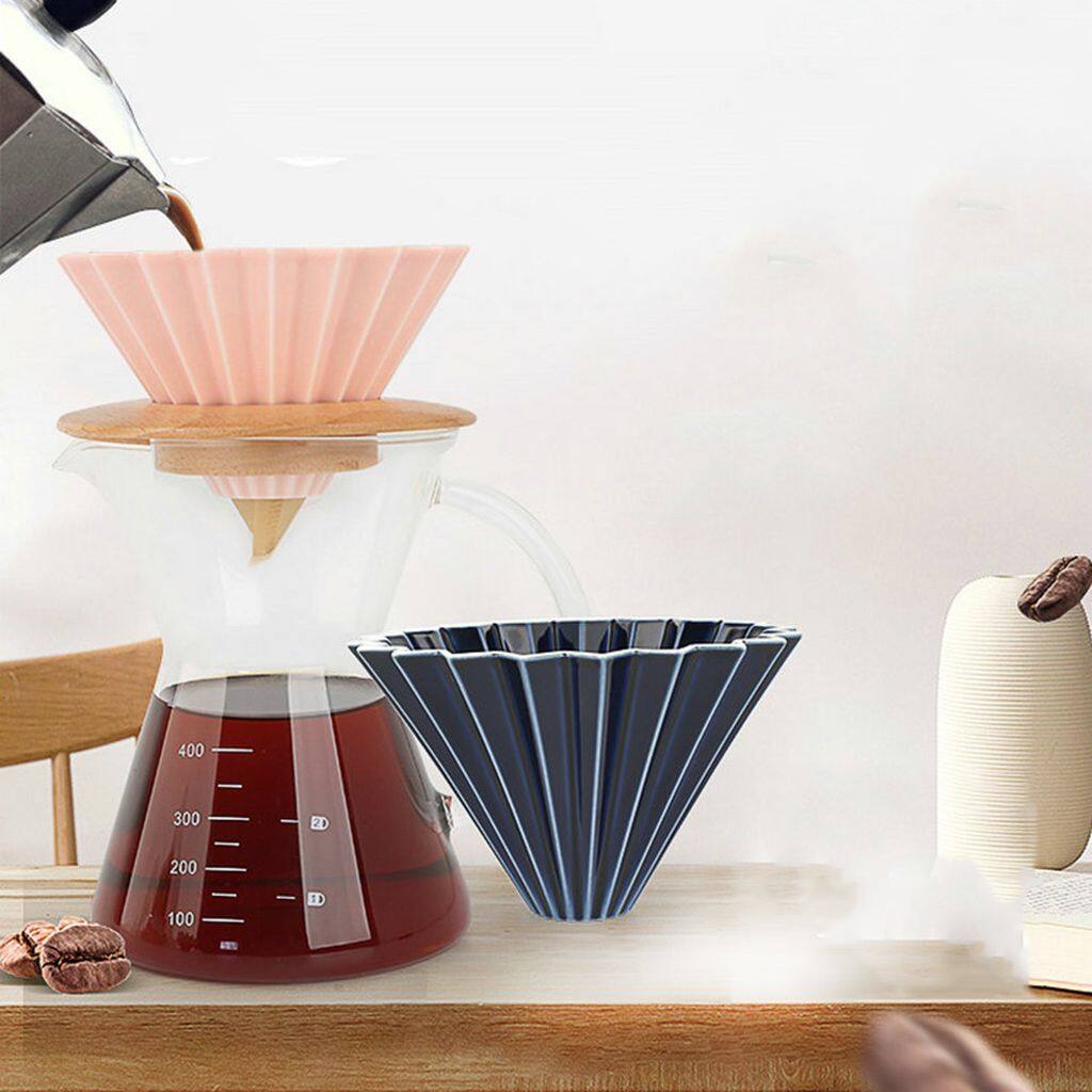 CILL Dụng Cụ Pha Cà Phê Bằng Gốm Sáng Tạo Bộ Lọc Nhỏ Giọt Cà Phê Hình Nón Dụng Cụ Giữ Giấy Cốc Lọc Cà Phê Dụng Cụ Nhỏ Giọt Cà Phê