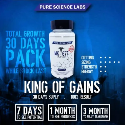 SARMs PureScienceLabs Bulking Combo MK677 , Growth Hormone, Muscle Growth